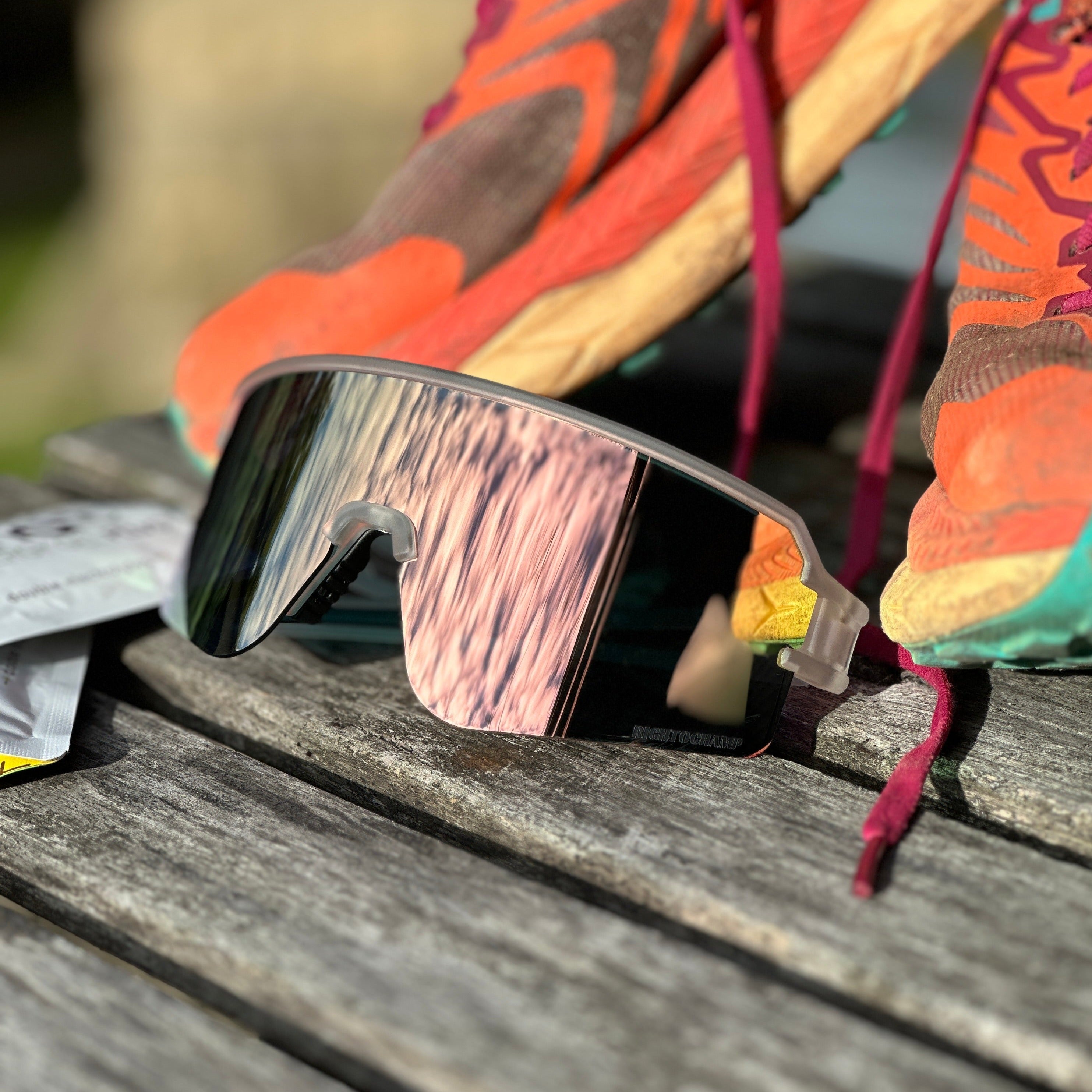 RoadRunner 2.0 - Clear Frame & Mid Peach Lens