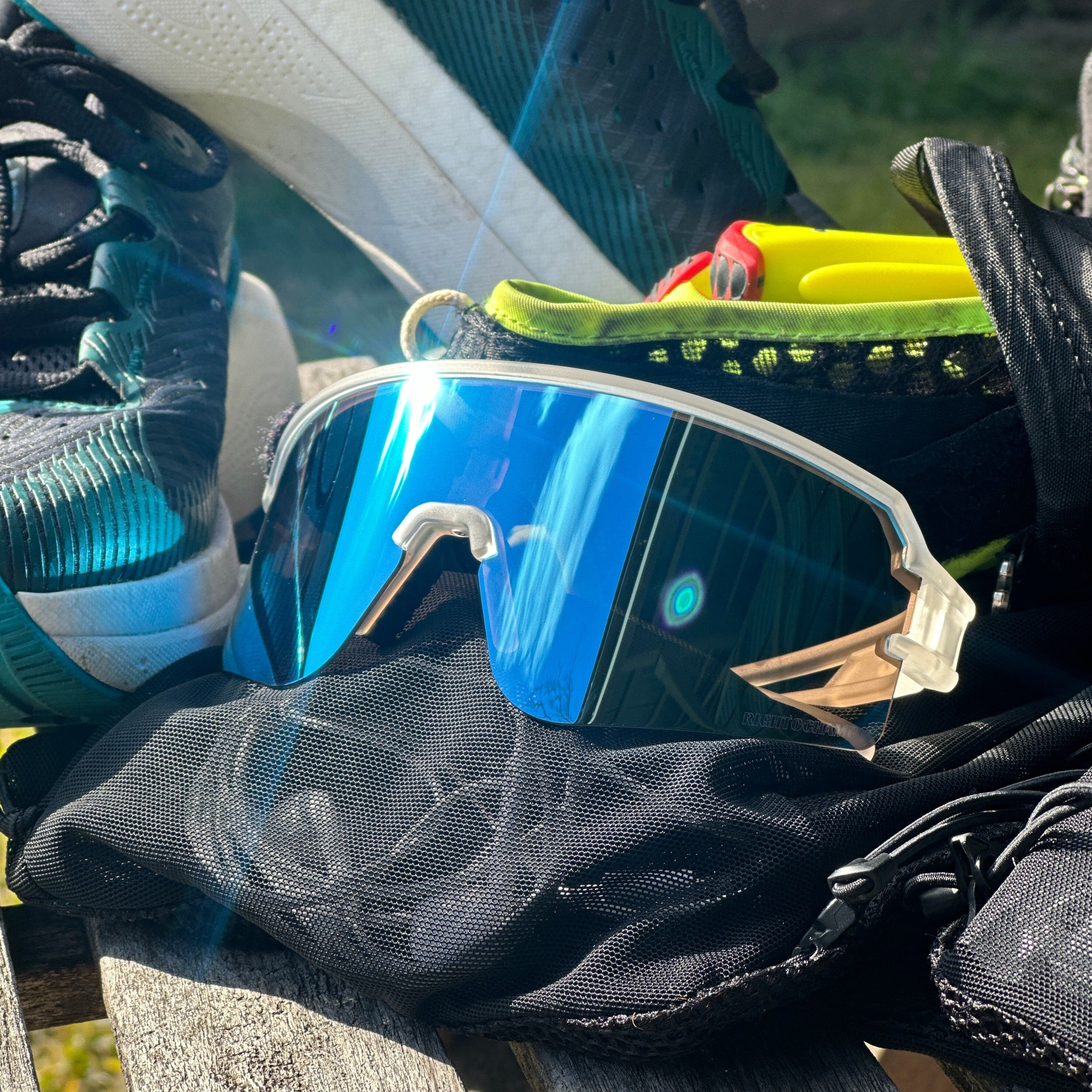 RoadRunner 2.0 - Clear Frame & Polarised Light Blue Lens