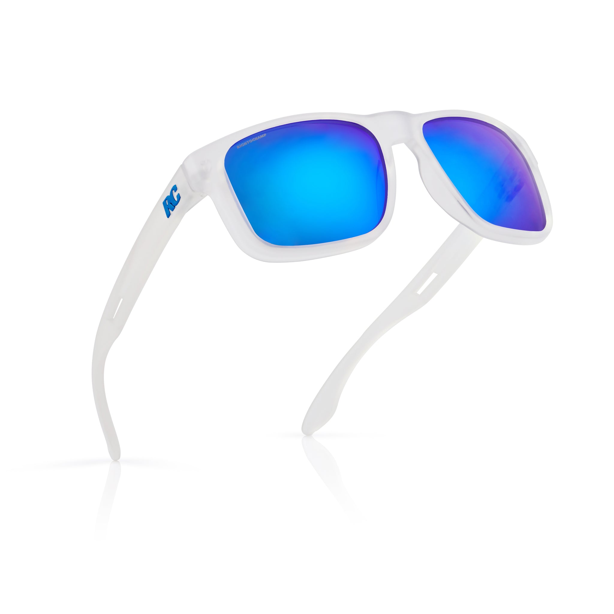 TrailTrekker - Clear Frame & Blue Polarised Lens