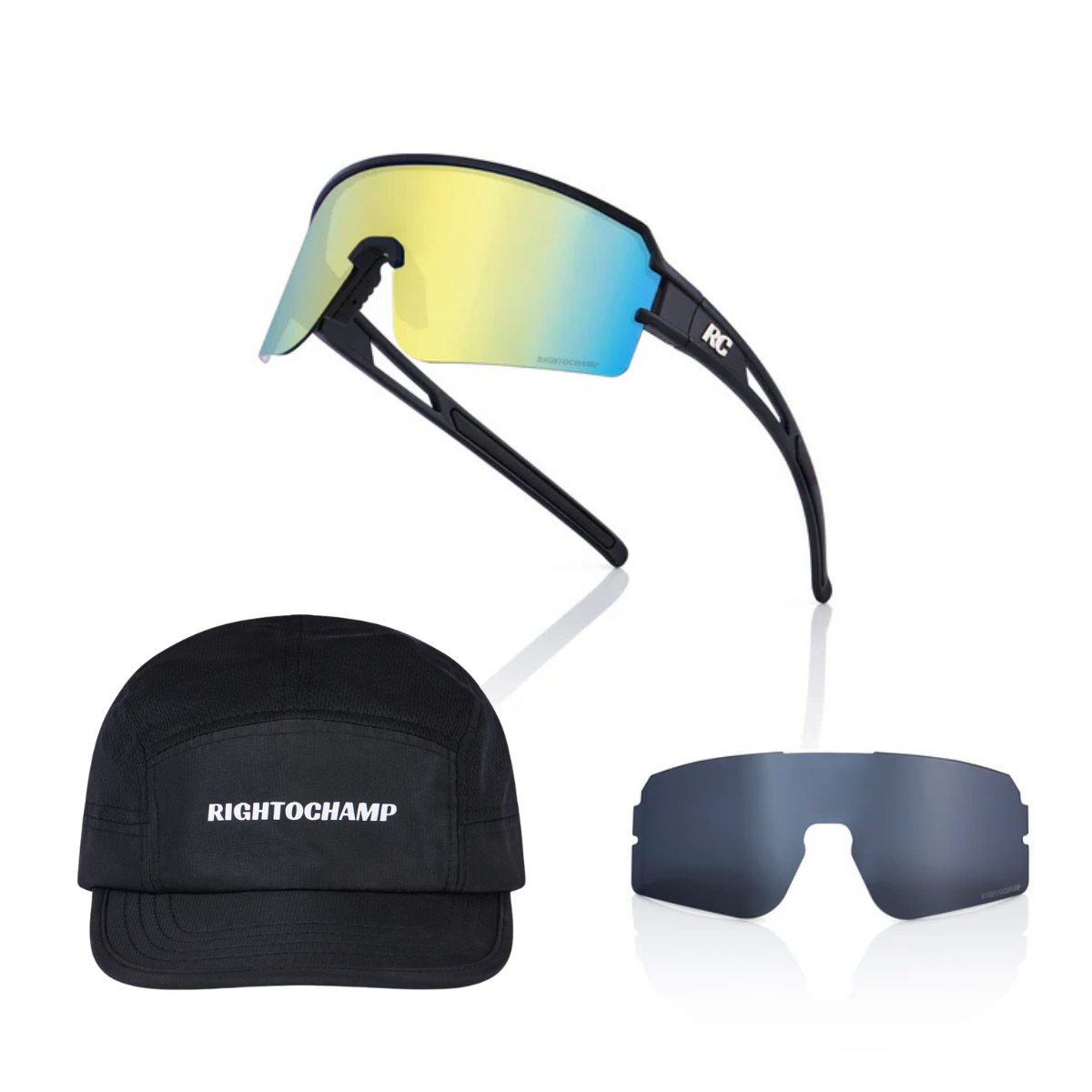 Race Day Bundle | Gold RoadRunner 2.0 + Xpand Hat + Lens